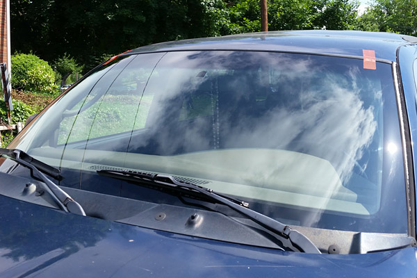Dakota's new windshield